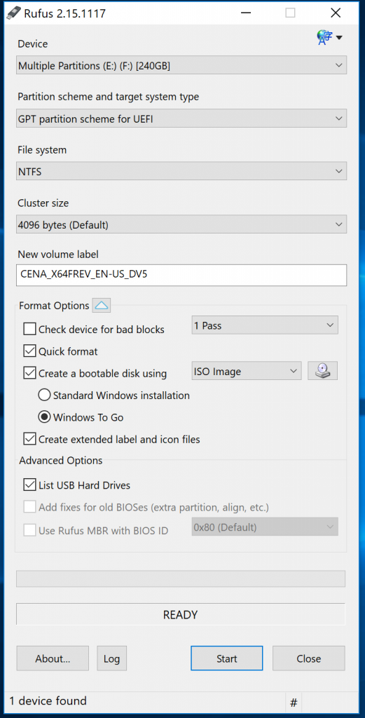 creating boot usb for vm mac