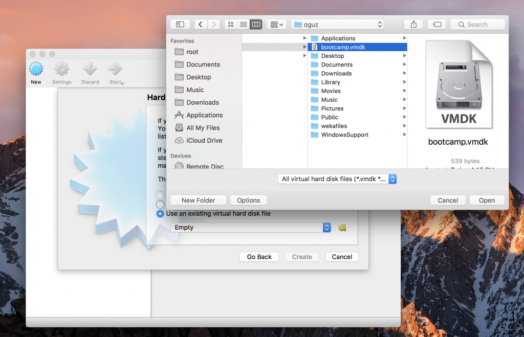 installing windows on mac bootcamp storage